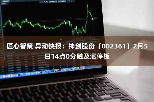 匠心智策 异动快报：神剑股份（002361）2月5日14点0分触及涨停板